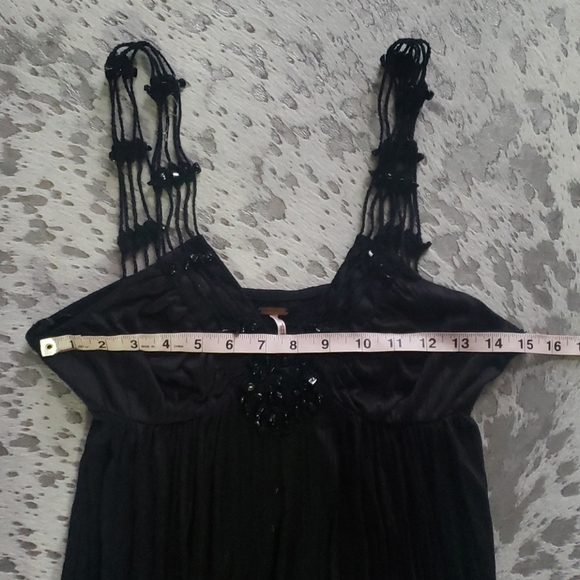 Free People Beaded Babydoll Dress NWT - Picture 8 of 10